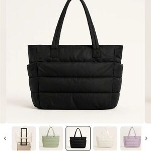 NWT Emmafy Roomy Puffy Tote Bag